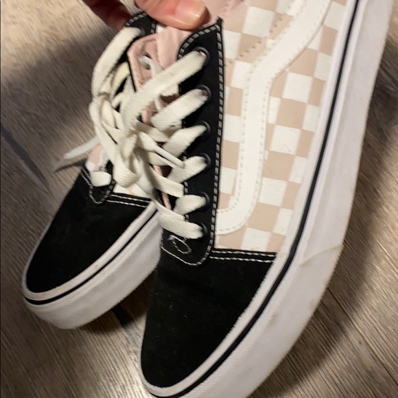 Pink Check Vans - Picture 4 of 10